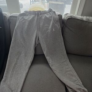 Jordan Mens Light Gray Joggers